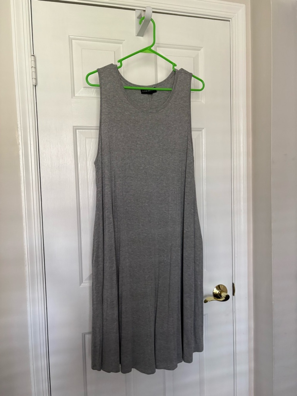 Lane Bryant Grey Sleeveless Swing Dress